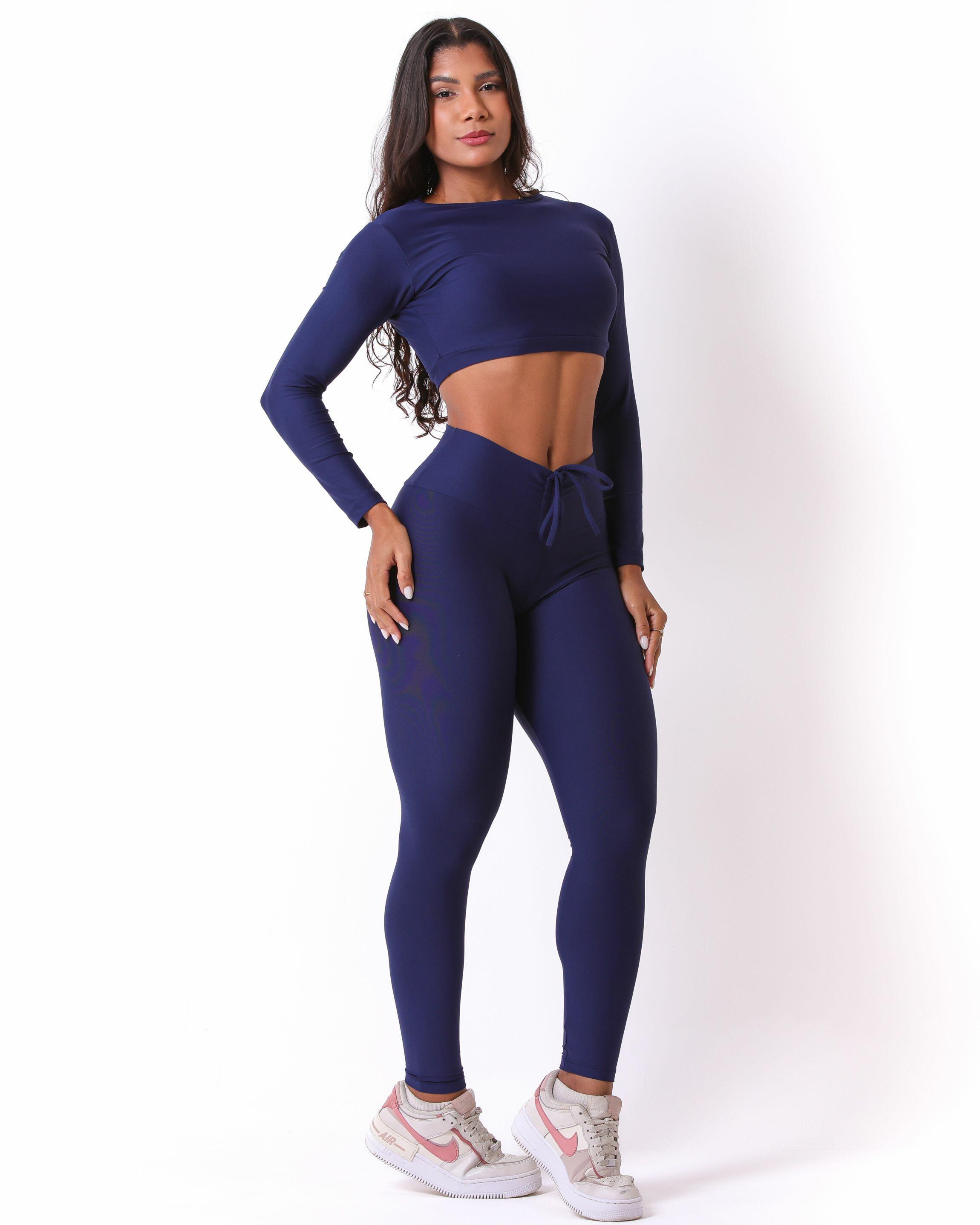 Conjunto Calça Legging Empina Light + Top Maria