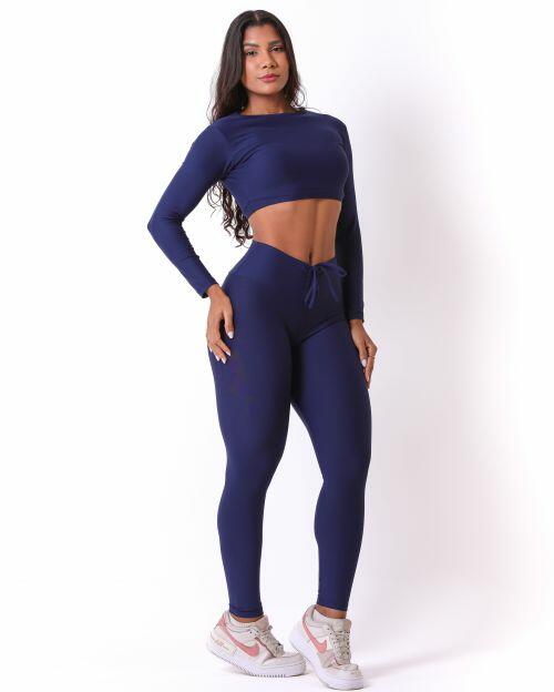 Conjunto Calça Legging Empina Light + Top Maria
