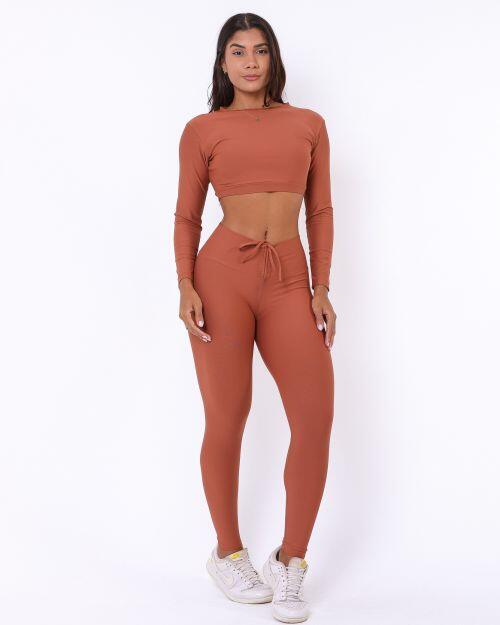 Conjunto Calça Legging Empina Light + Top Maria