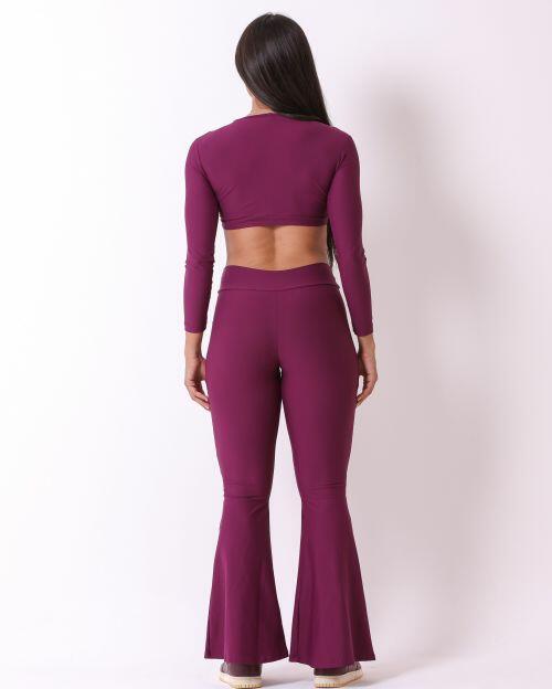 Conjunto Calça Flare Light + Top Maria