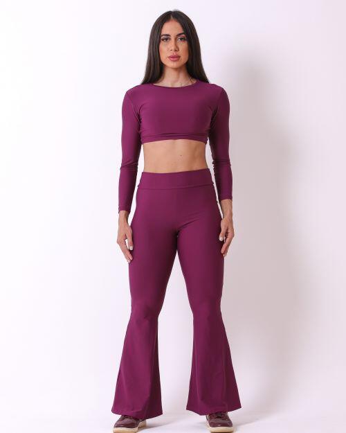 Conjunto Calça Flare Light + Top Maria