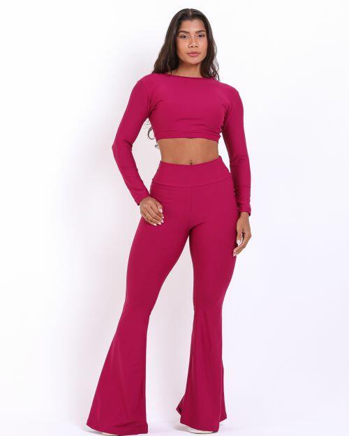 Conjunto Calça Flare Light + Top Maria