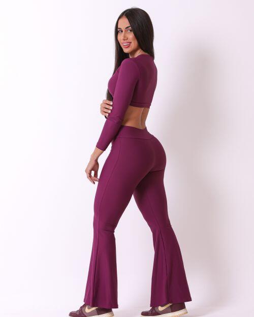 Conjunto Calça Flare Light + Top Maria