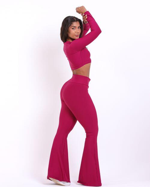 Conjunto Calça Flare Light + Top Maria