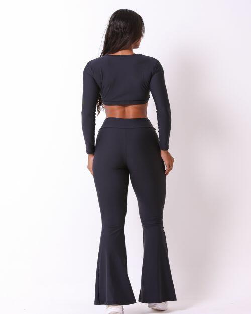 Conjunto Calça Flare Light + Top Maria