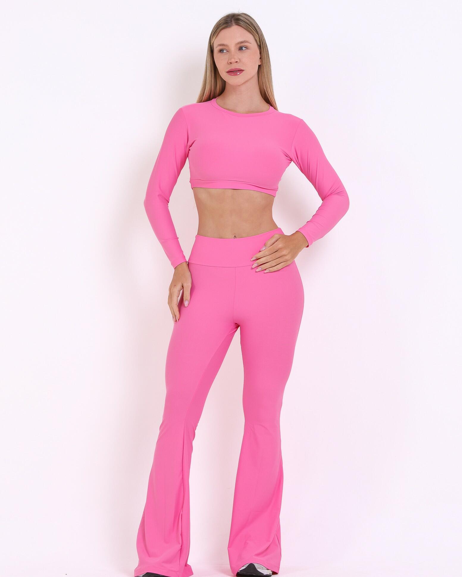 Conjunto Calça Flare Light + Top Maria