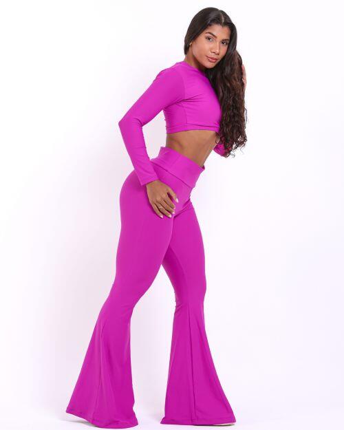 Conjunto Calça Flare Light + Top Maria