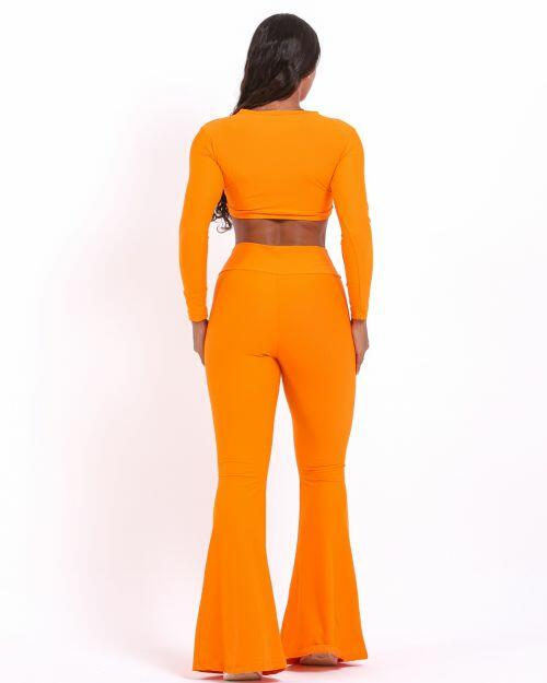 Conjunto Calça Flare Light + Top Maria