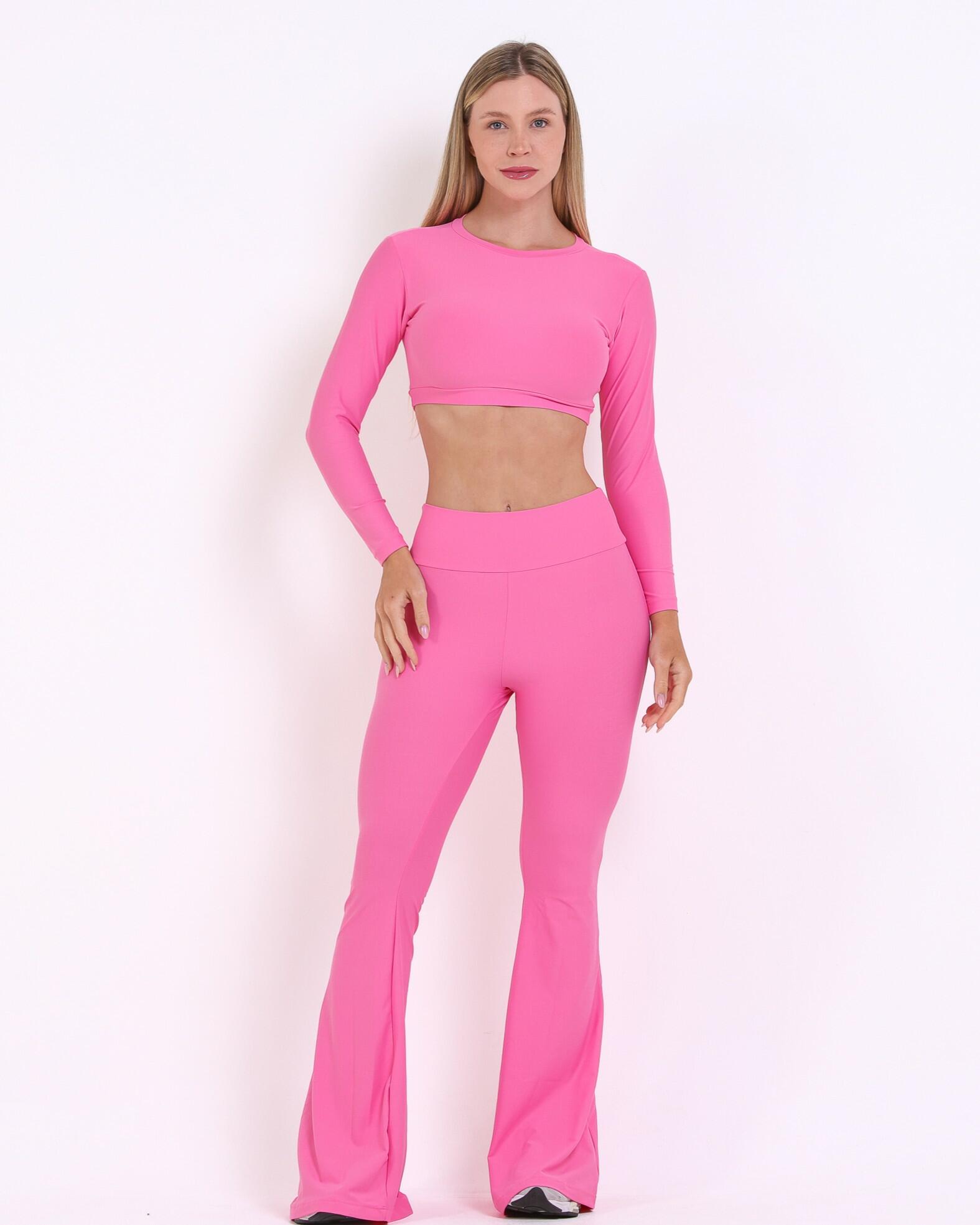 Conjunto Calça Flare Light + Top Maria