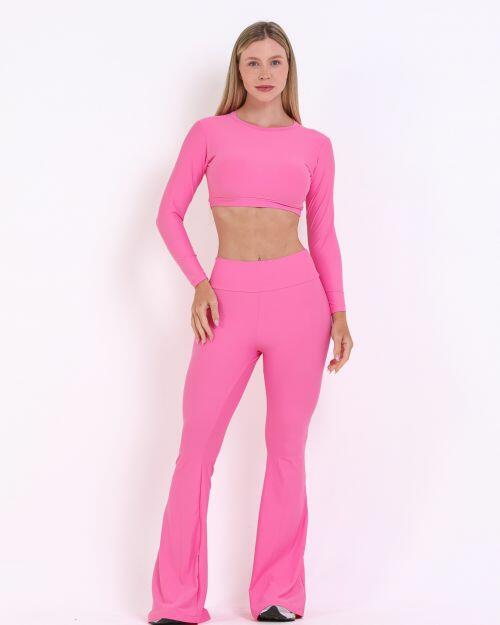 Conjunto Calça Flare Light + Top Maria