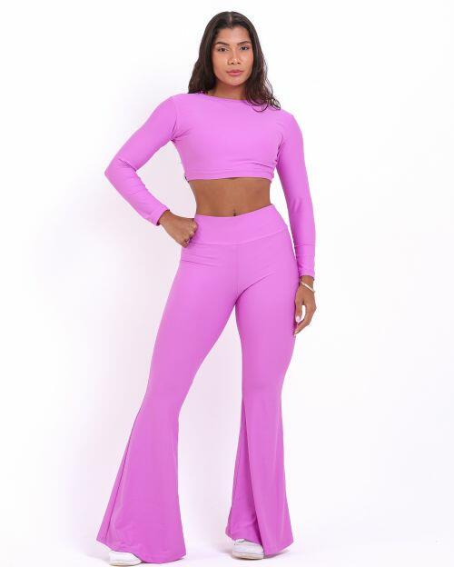 Conjunto Calça Flare Light + Top Maria