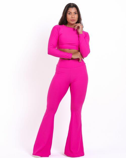 Conjunto Calça Flare Light + Top Maria