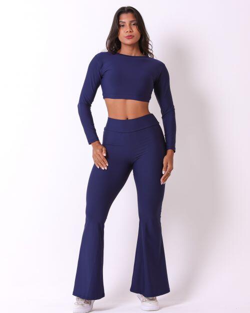 Conjunto Calça Flare Light + Top Maria