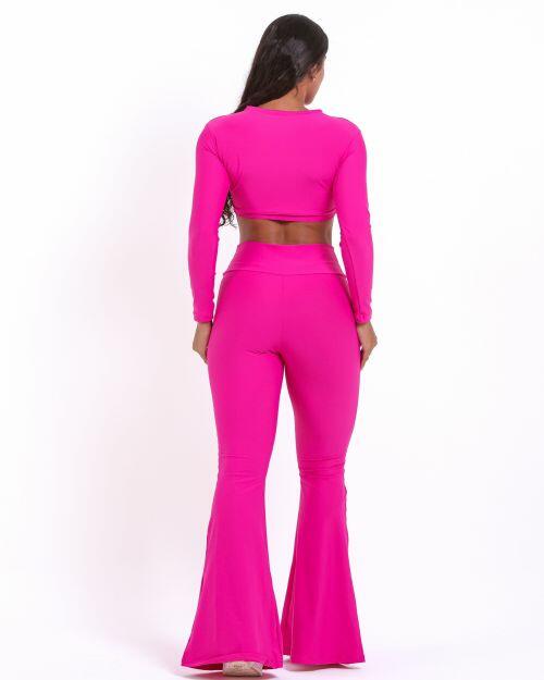Conjunto Calça Flare Light + Top Maria