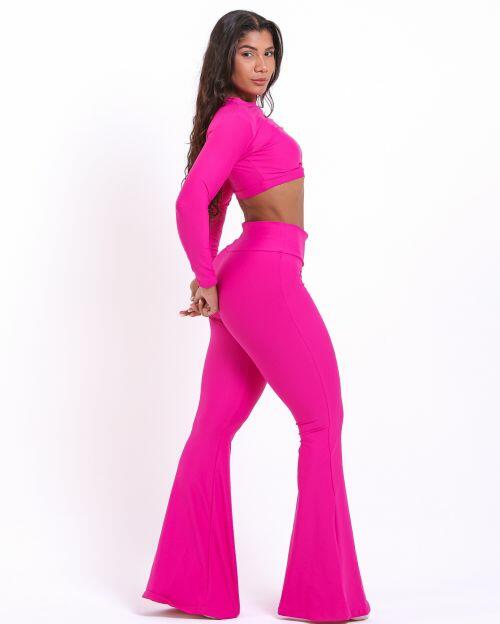 Conjunto Calça Flare Light + Top Maria