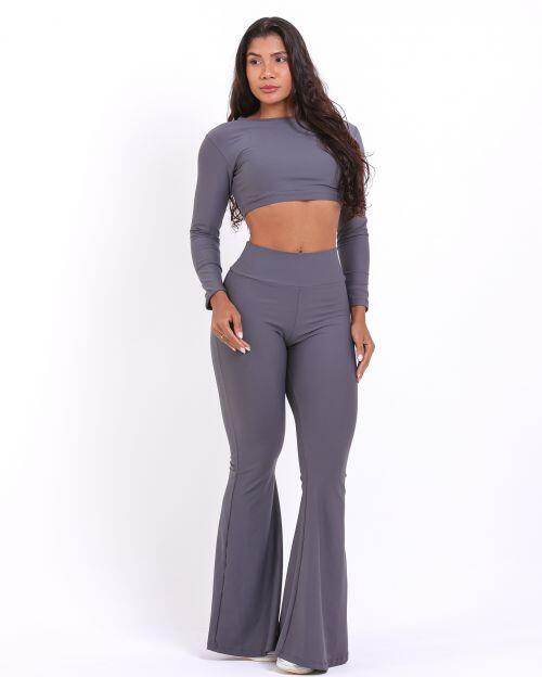 Conjunto Calça Flare Light + Top Maria