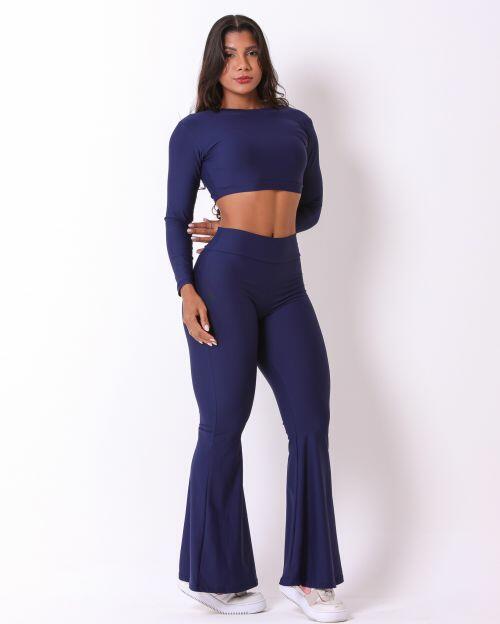Conjunto Calça Flare Light + Top Maria