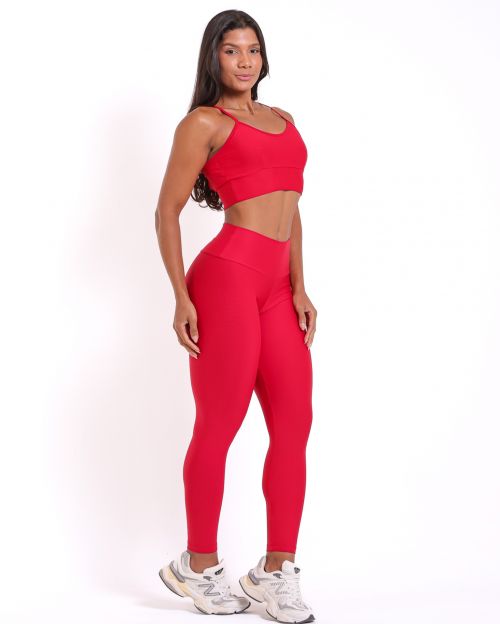 Conjunto Calça Legging Básica Light + Top Kelly