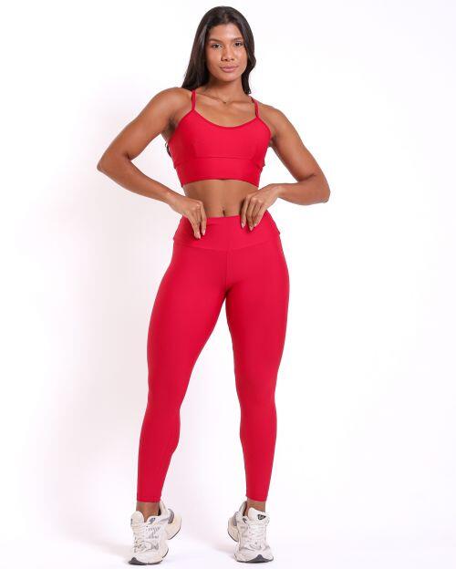 Conjunto Calça Legging Básica Light + Top Kelly