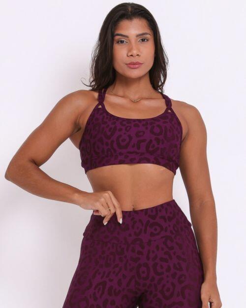 Top Lu New Onça Fit