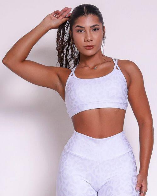 Top Lu New Onça Fit