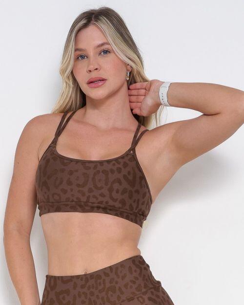 Top Lu New Onça Fit