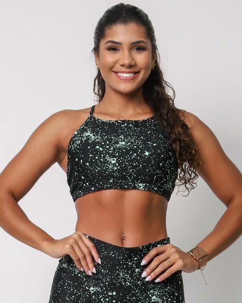 Top Paula Degradê Bolhas