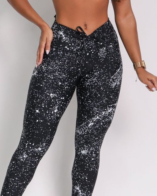 Calça Legging Empina Degradê Bolhas
