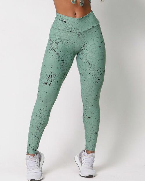 Calça Legging Básica Degradê Bolhas