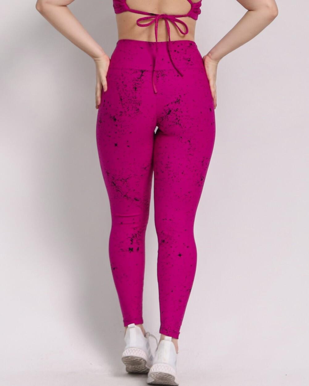 Calça Legging Básica Degradê Bolhas
