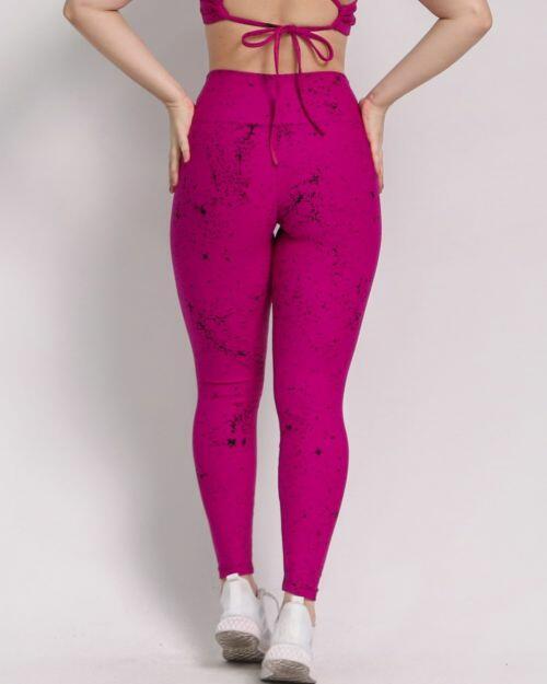Calça Legging Básica Degradê Bolhas