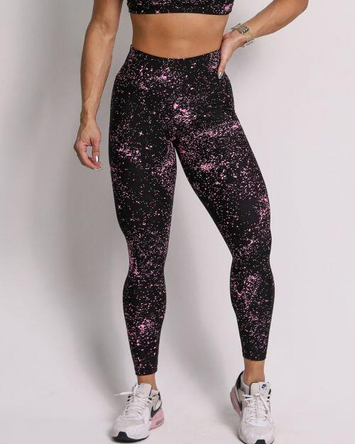 Calça Legging Básica Degradê Bolhas