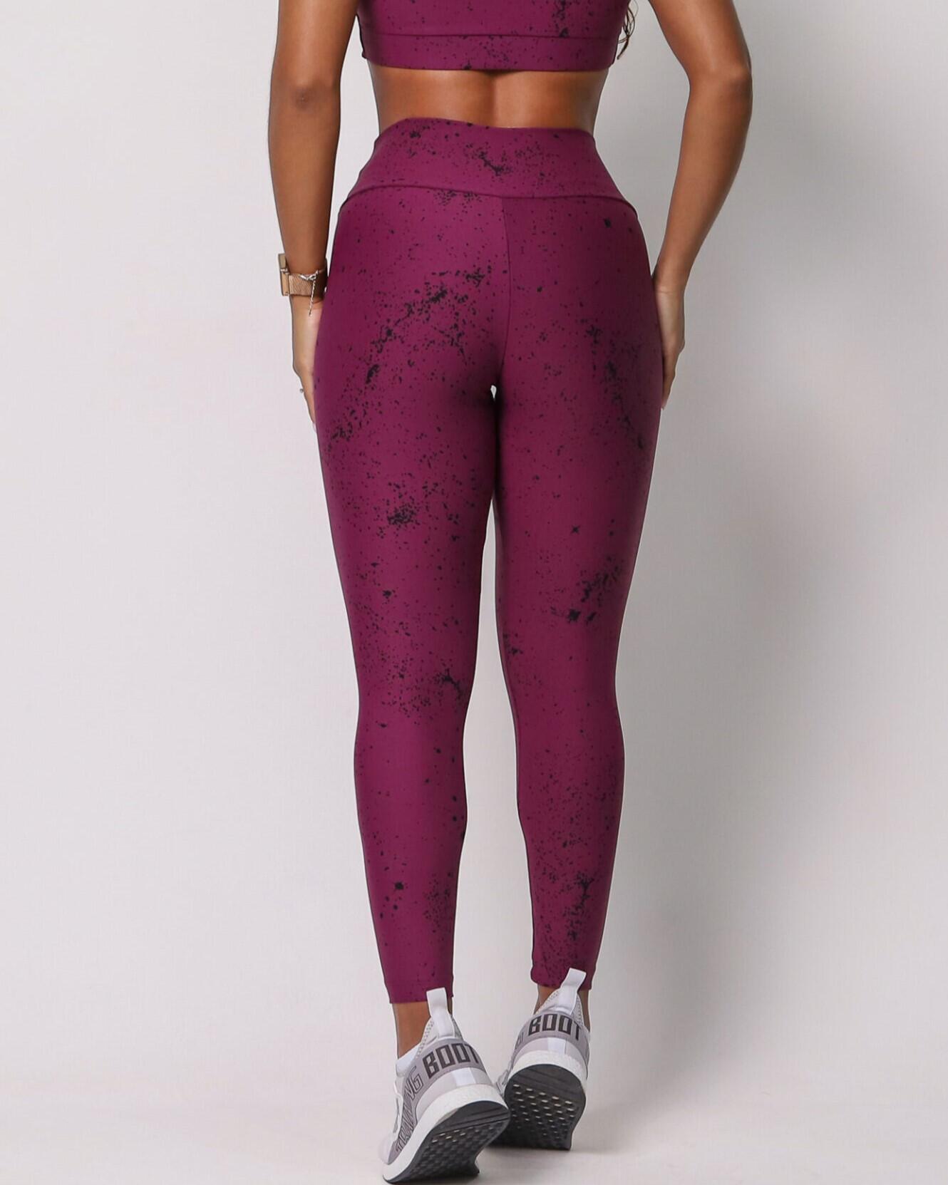 Calça Legging Básica Degradê Bolhas