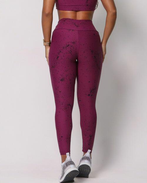 Calça Legging Básica Degradê Bolhas