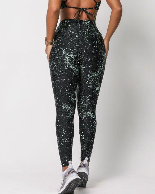 Calça Legging Básica Degradê Bolhas