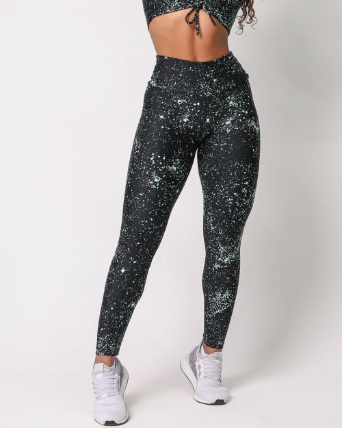 Calça Legging Básica Degradê Bolhas