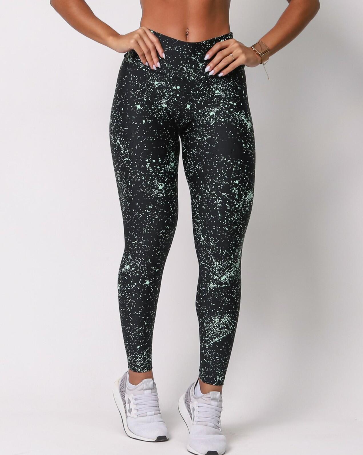 Calça Legging Básica Degradê Bolhas