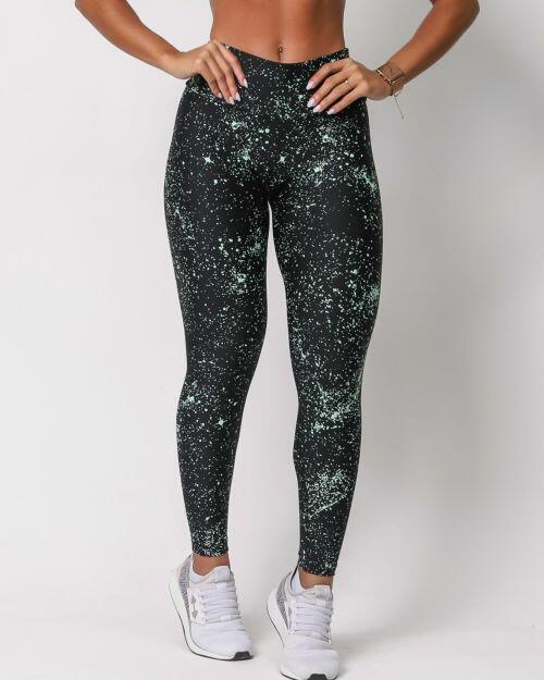 Calça Legging Básica Degradê Bolhas