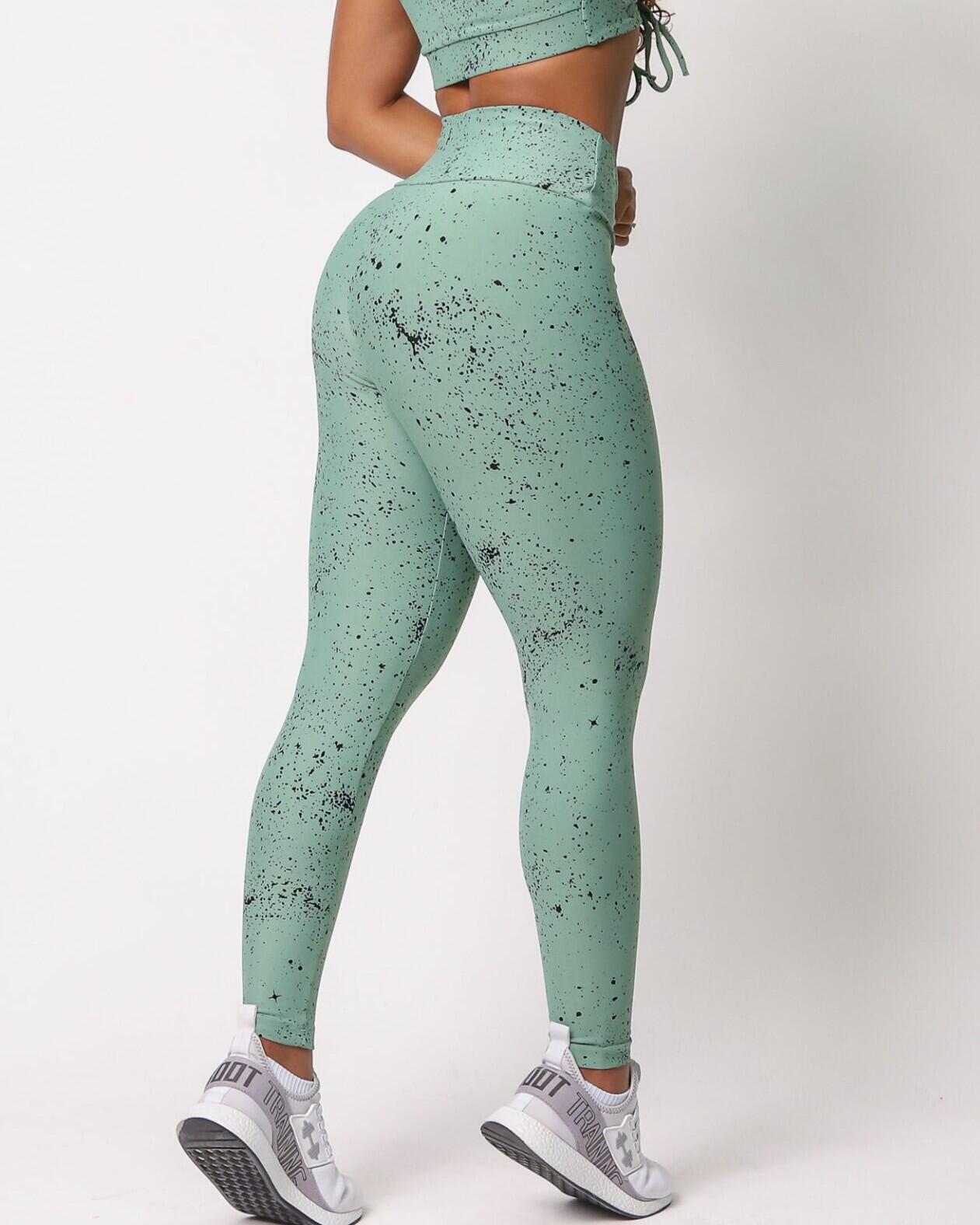 Calça Legging Básica Degradê Bolhas