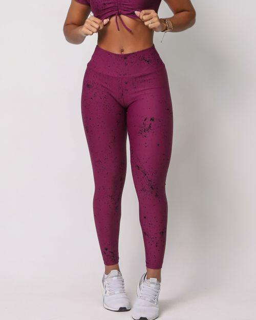 Calça Legging Básica Degradê Bolhas