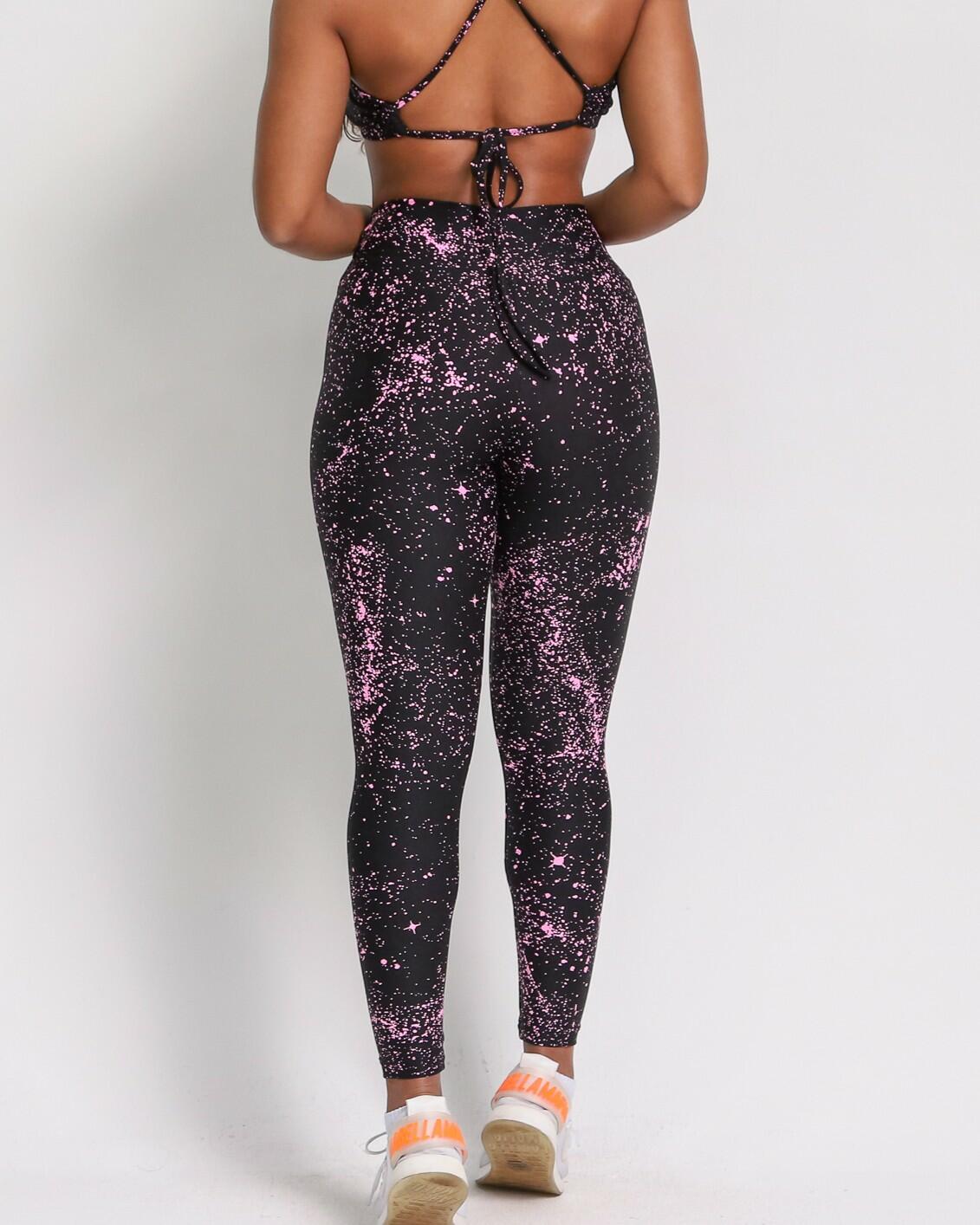 Calça Legging Básica Degradê Bolhas