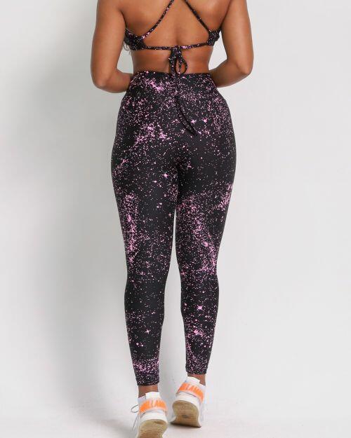 Calça Legging Básica Degradê Bolhas