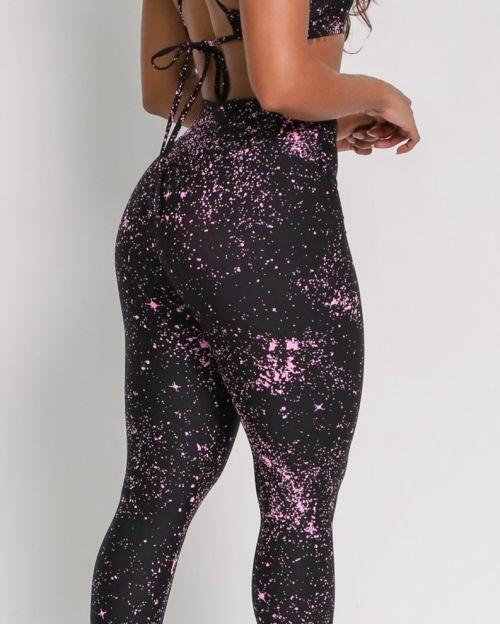 Calça Legging Básica Degradê Bolhas