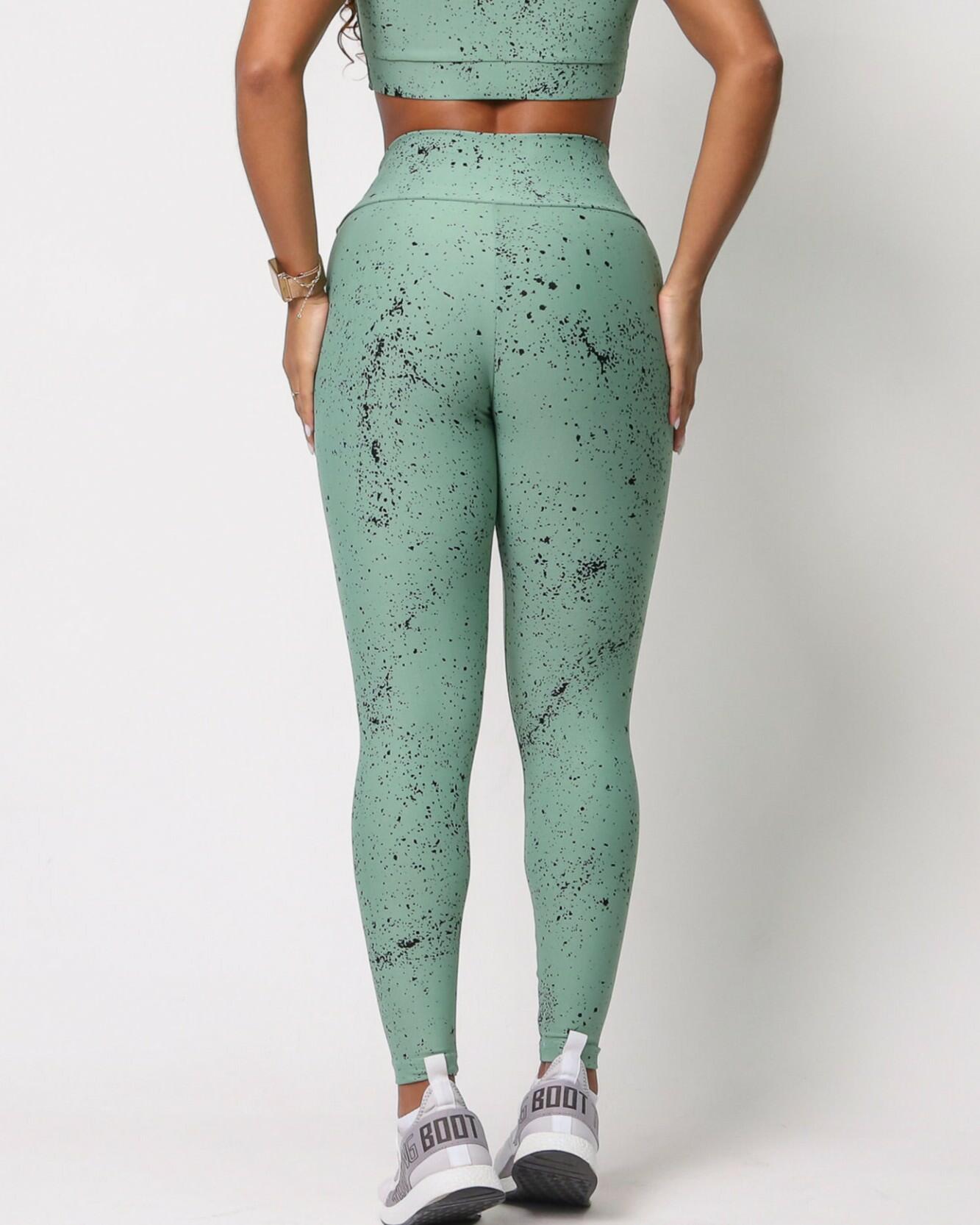 Calça Legging Básica Degradê Bolhas