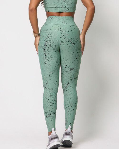 Calça Legging Básica Degradê Bolhas