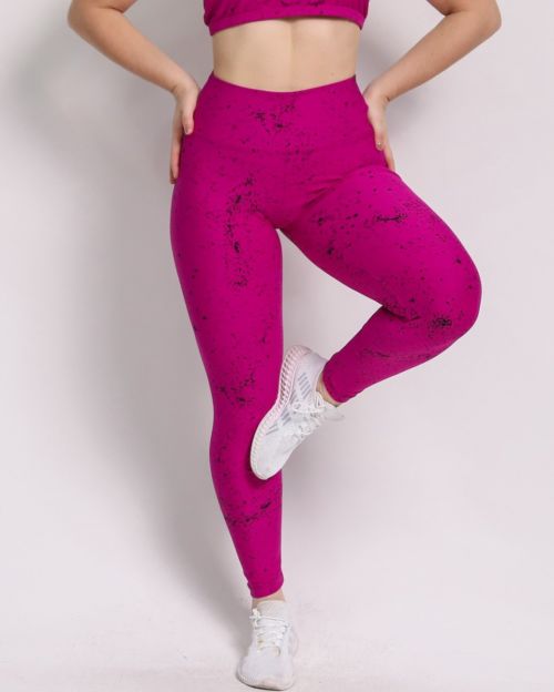 Calça Legging Básica Degradê Bolhas