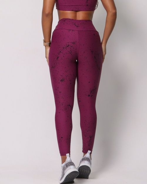 Calça Legging Básica Degradê Bolhas