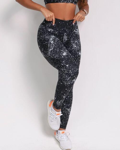 Calça Legging Básica Degradê Bolhas