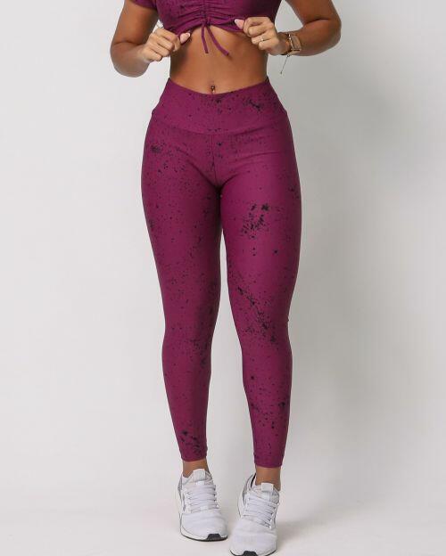 Calça Legging Básica Degradê Bolhas