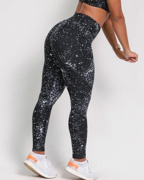 Calça Legging Básica Degradê Bolhas